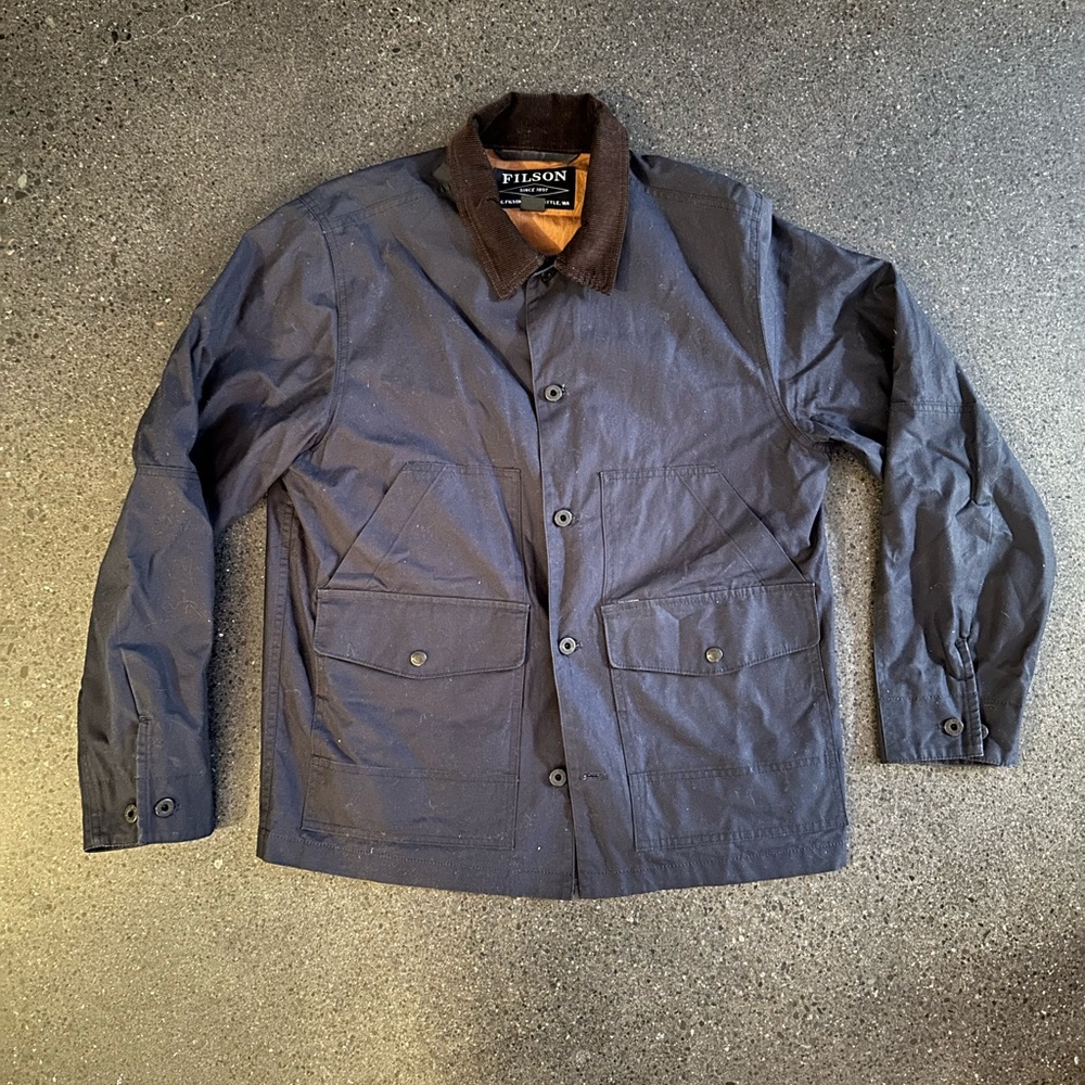 Lightweight Filson Jacket - Navy - Size Medium